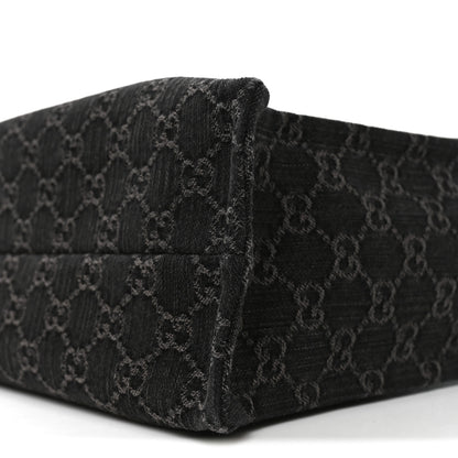 Gucci Denim Ophidia GG Monogram Tote Medium Black Grey 11 of 11