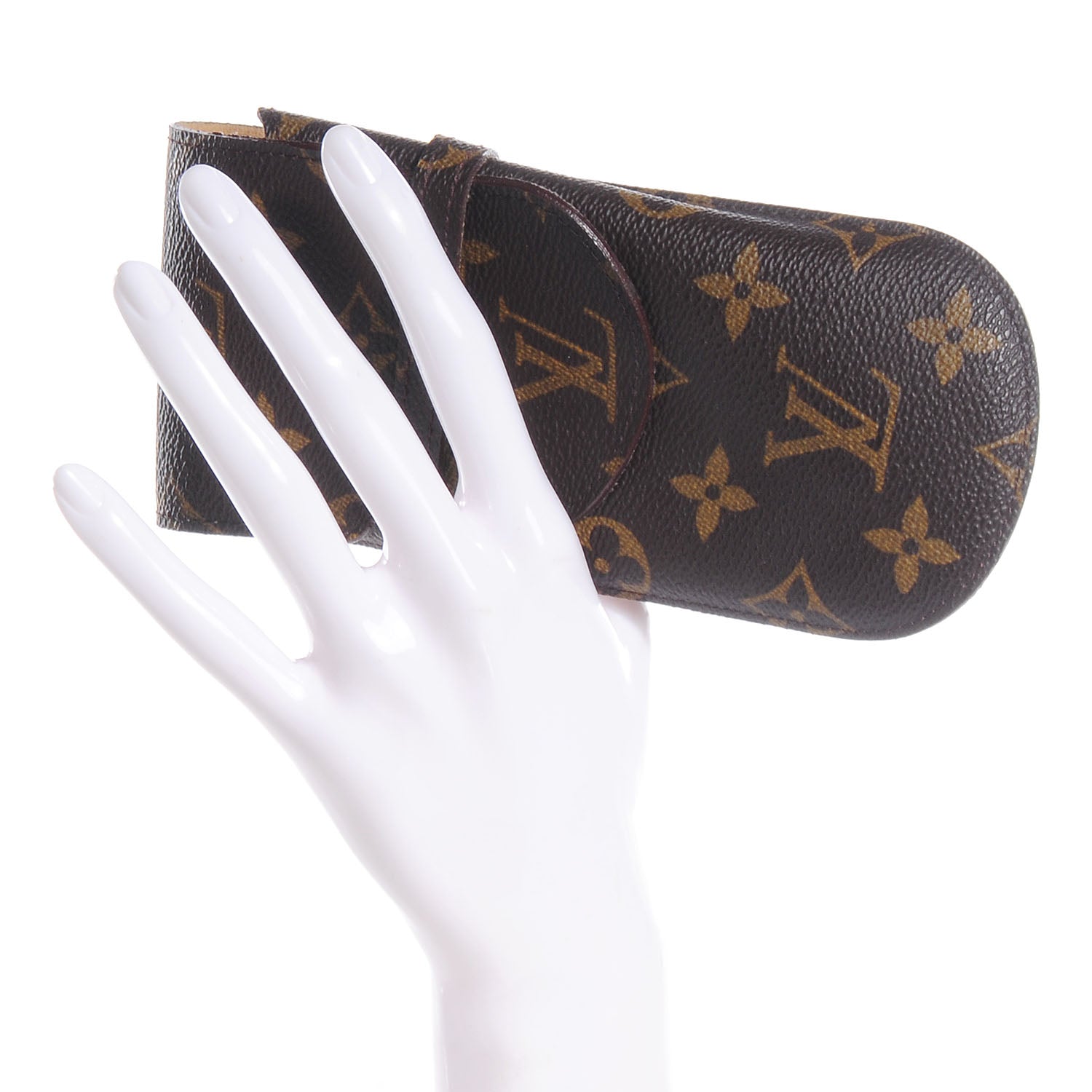 Louis Vuitton Monogram Glasses Sunglasses Case w Flap 2 of 7