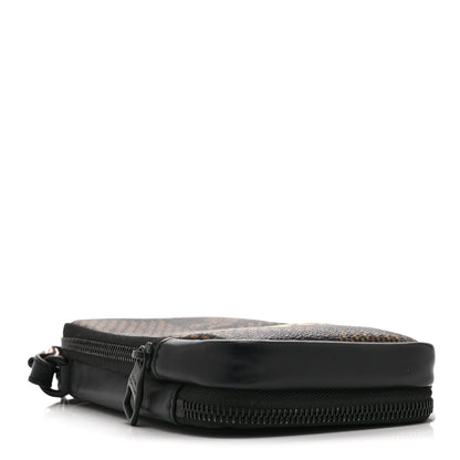 Louis Vuitton X NIGO Giant Damier Ebene Tortoise Double Phone Pouch 4 of 10