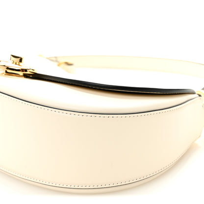 Valentino Garavani Calfskin Ohval Foldover Shoulder Bag White 9 of 9