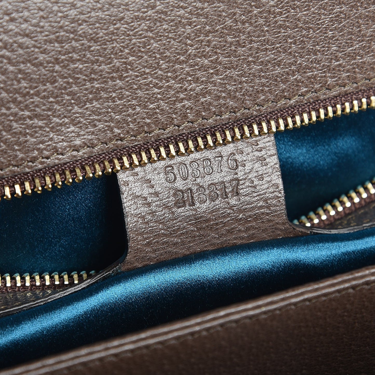 GG Supreme Monogram Web Medium Ophidia Chain Shoulder Bag Brown