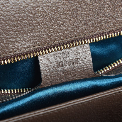 Gucci GG Supreme Monogram Web Medium Ophidia Chain Shoulder Bag Brown 7 of 8