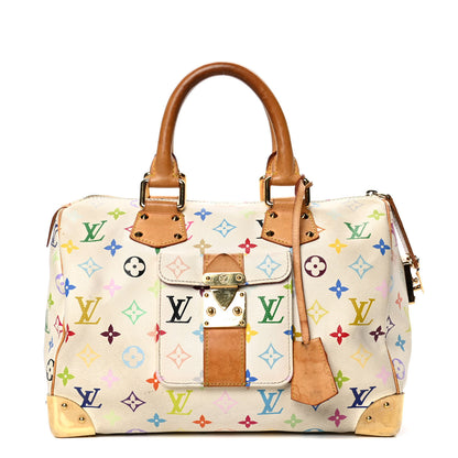 Louis Vuitton Monogram Multicolor Speedy 30 White 1 of 6