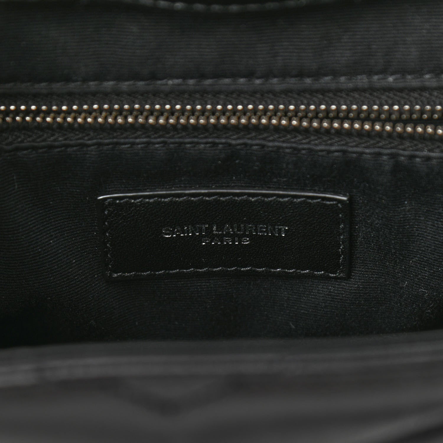 Saint Laurent Calfskin Y Quilted Monogram Small Loulou Backpack Black 6 of 12