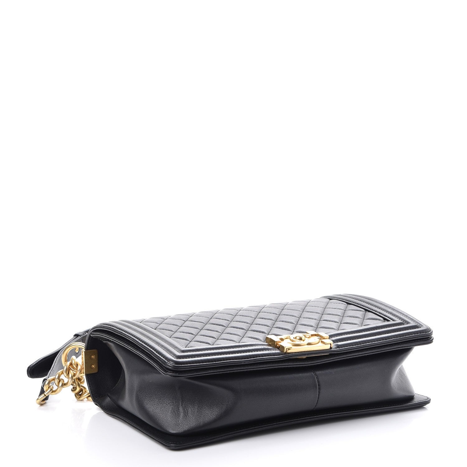 Chanel Calfskin Quilted New Medium Boy Flap Black 5 of 12