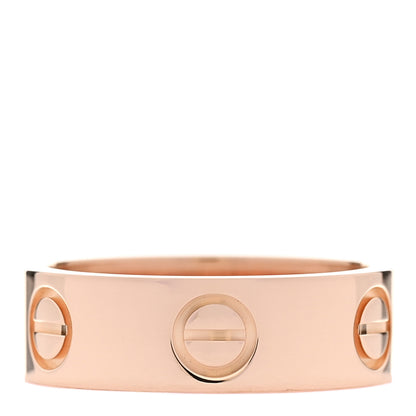 Cartier 18K Pink Gold 5.5mm LOVE Ring 49 5 1 of 4