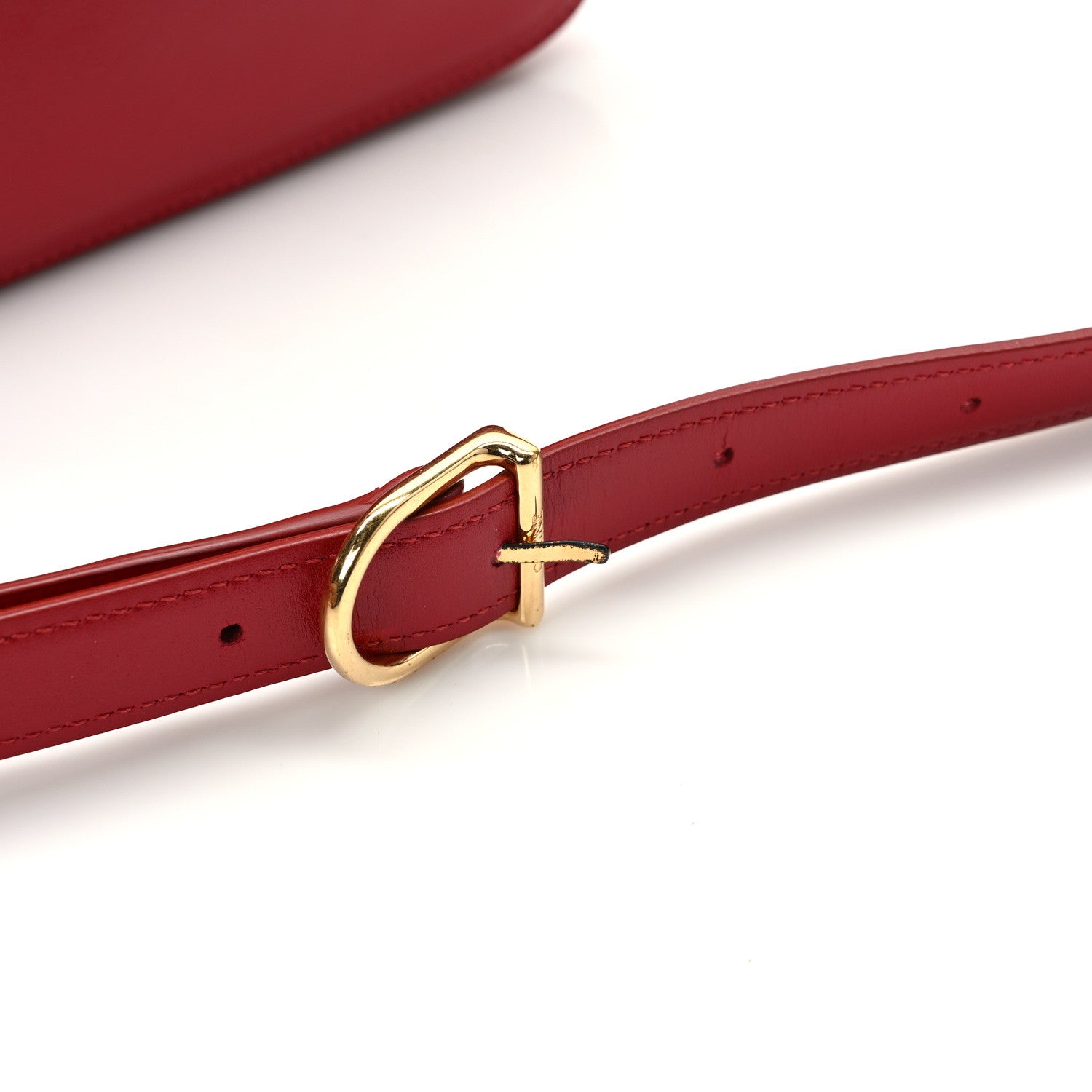 Celine Smooth Calfskin Tassel Belt Bag Red 12 of 12