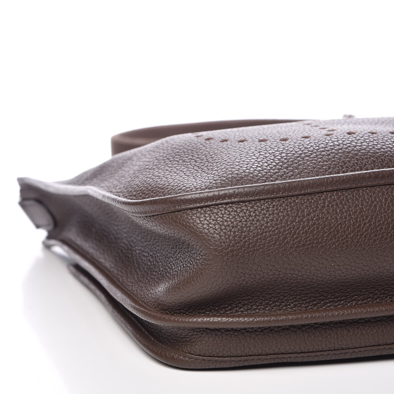 Hermes Taurillon Clemence Evelyne III GM Chocolate 8 of 9