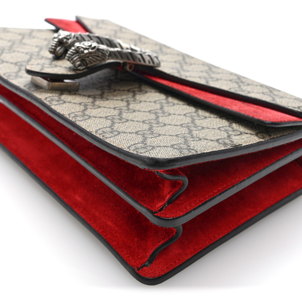 Gucci GG Supreme Monogram Small Dionysus Shoulder Bag Red 10 of 10