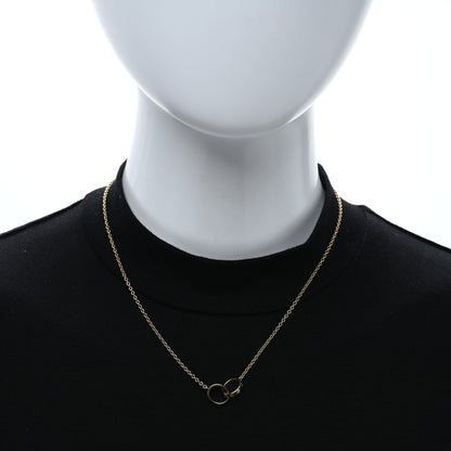 Cartier 18K Yellow Gold Interlocking LOVE Necklace 2 of 5