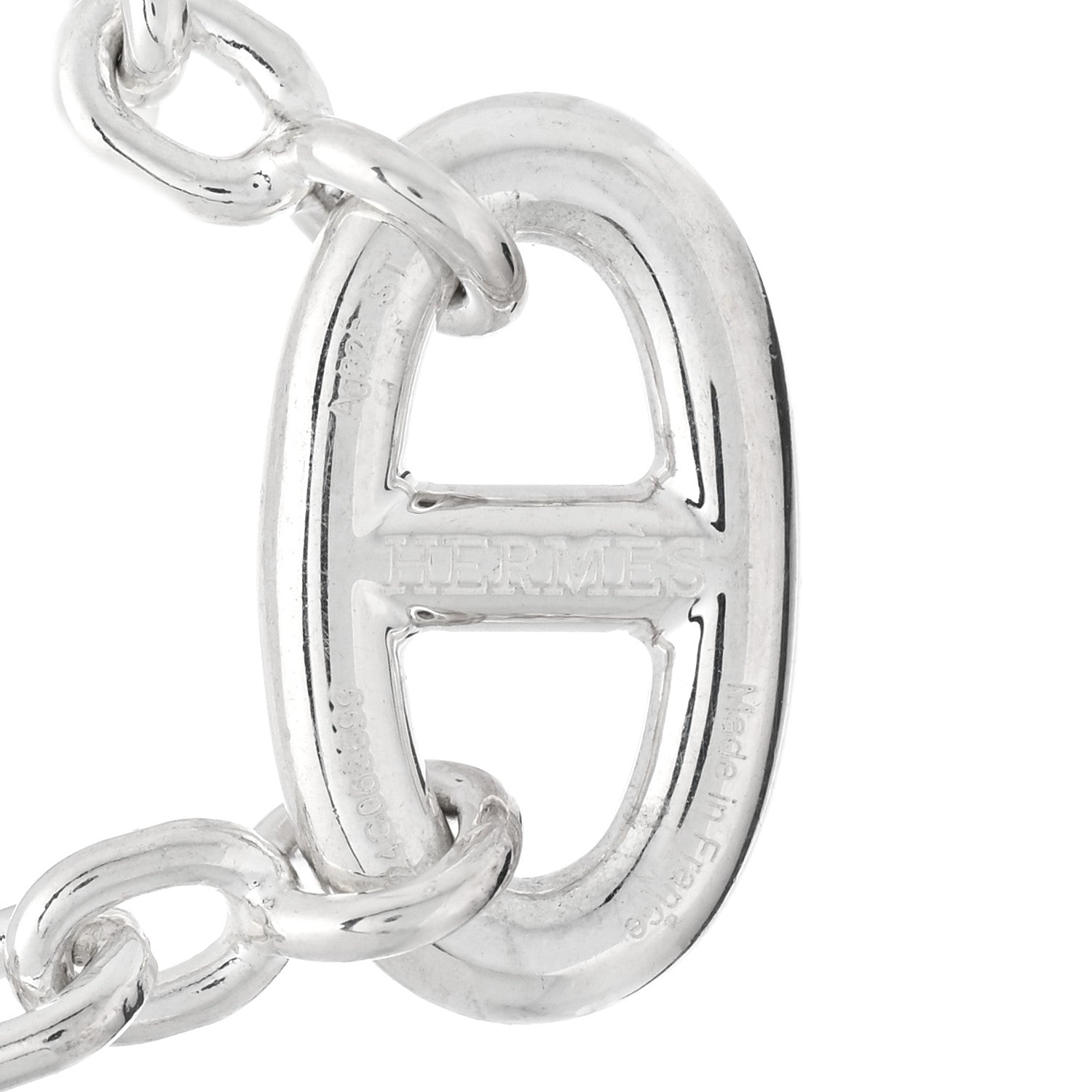 Hermes Sterling Silver Farandole Bracelet ST 3 of 4