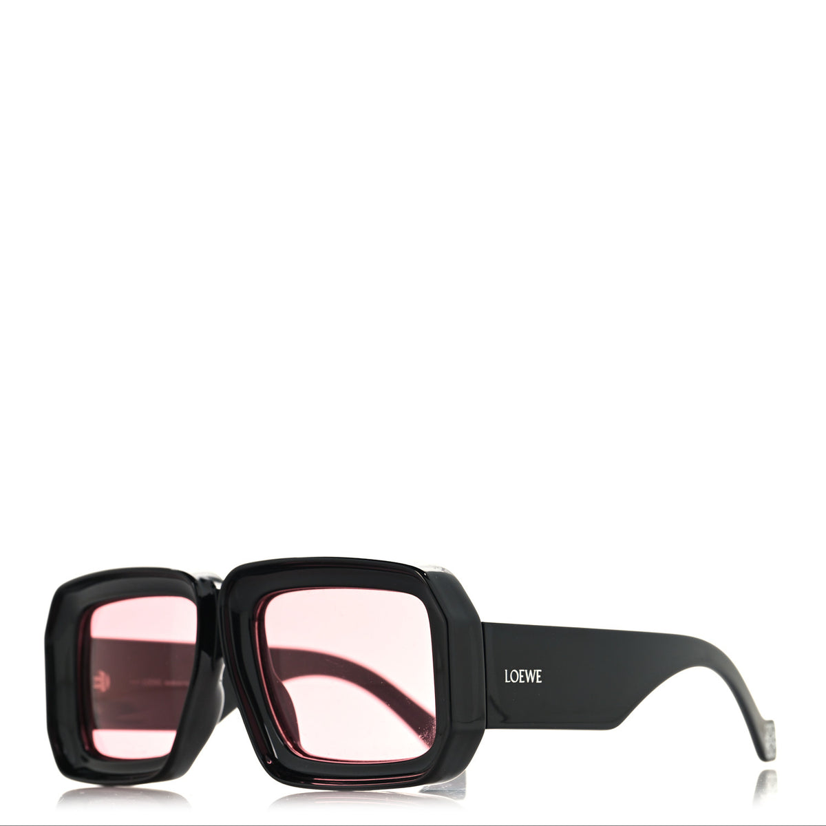 Acetate Paula's Ibiza Dive In Mask Sunglasses LW40064U Black Pink