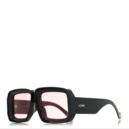 Loewe Acetate Paula's Ibiza Dive In Mask Sunglasses LW40064U Black Pink 1 of 8