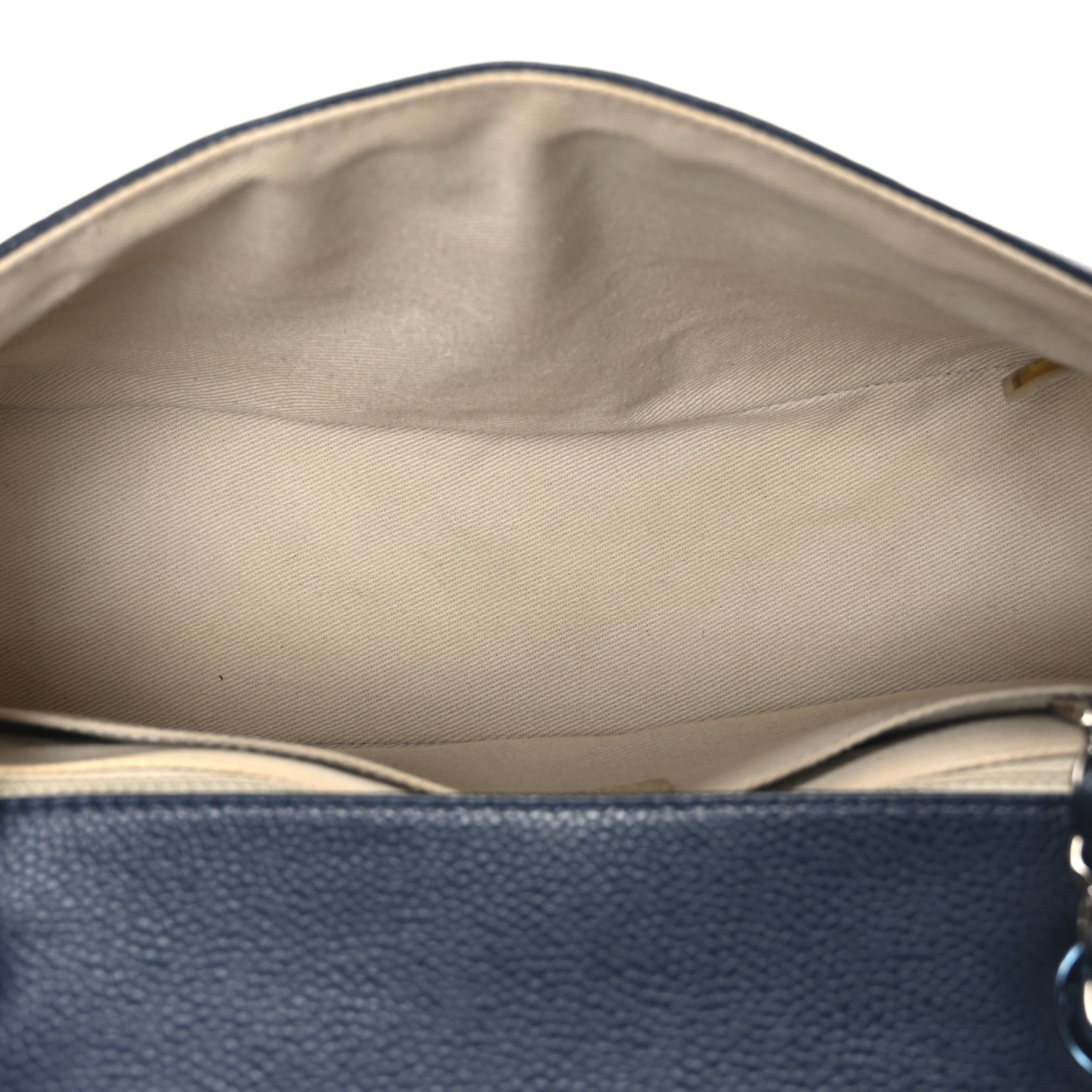 Chanel Caviar Medium Timeless CC Flap Navy Blue 5 of 10