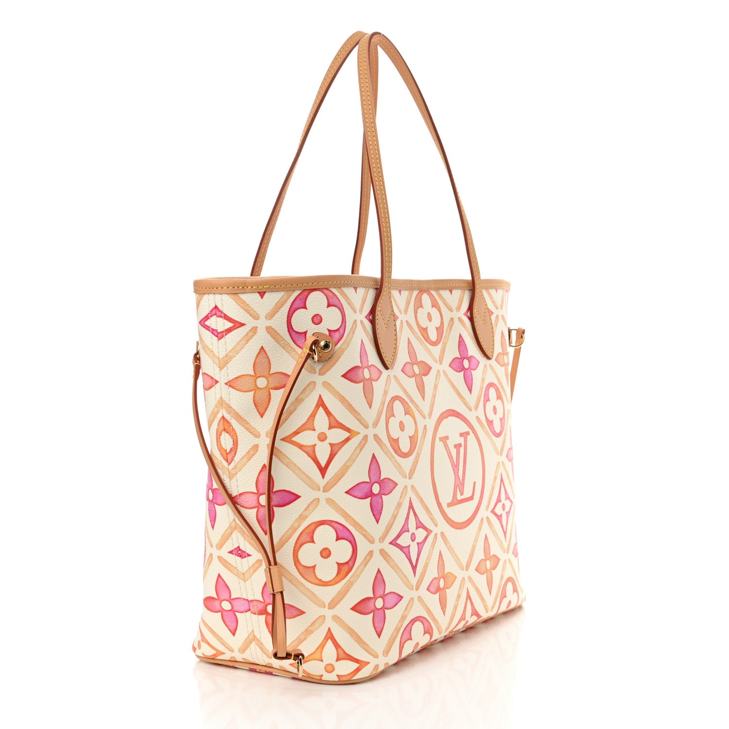 Monogram Giant By The Pool 2.0 Neverfull MM Coral