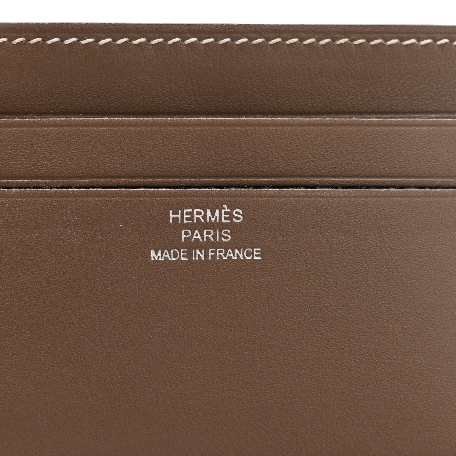 Hermes Swift Citizen Twill Card Case Etoupe 7 of 14