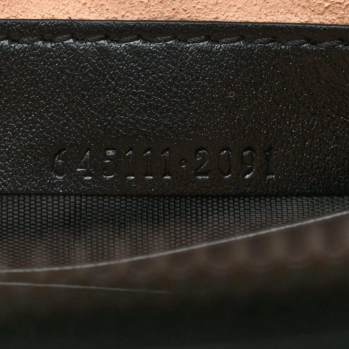 Calfskin Matelasse GG Marmont Wristlet Black