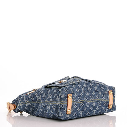 Louis Vuitton Denim Baggy GM Blue 4 of 7
