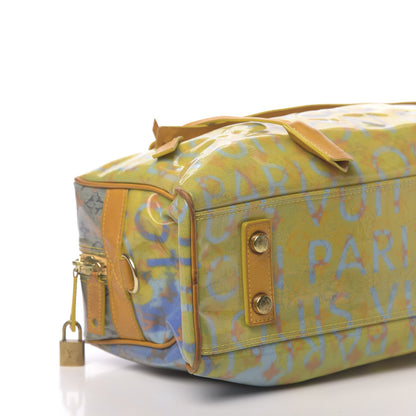 Louis Vuitton Monogram Pulp Defile Weekender PM Yellow 12 of 18