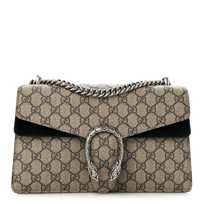 Gucci GG Supreme Monogram Small Dionysus Shoulder Bag Black 1 of 13
