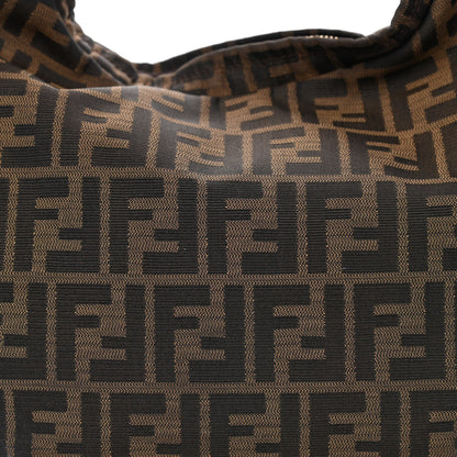 Fendi Zucca Cuoio Lucido Small Chef Hobo Tobacco Moro 7 of 9