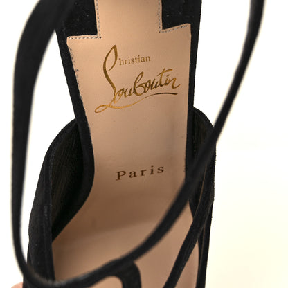 Christian Louboutin Veau Velours Rosas 85 Pumps 38.5 Black 7 of 10