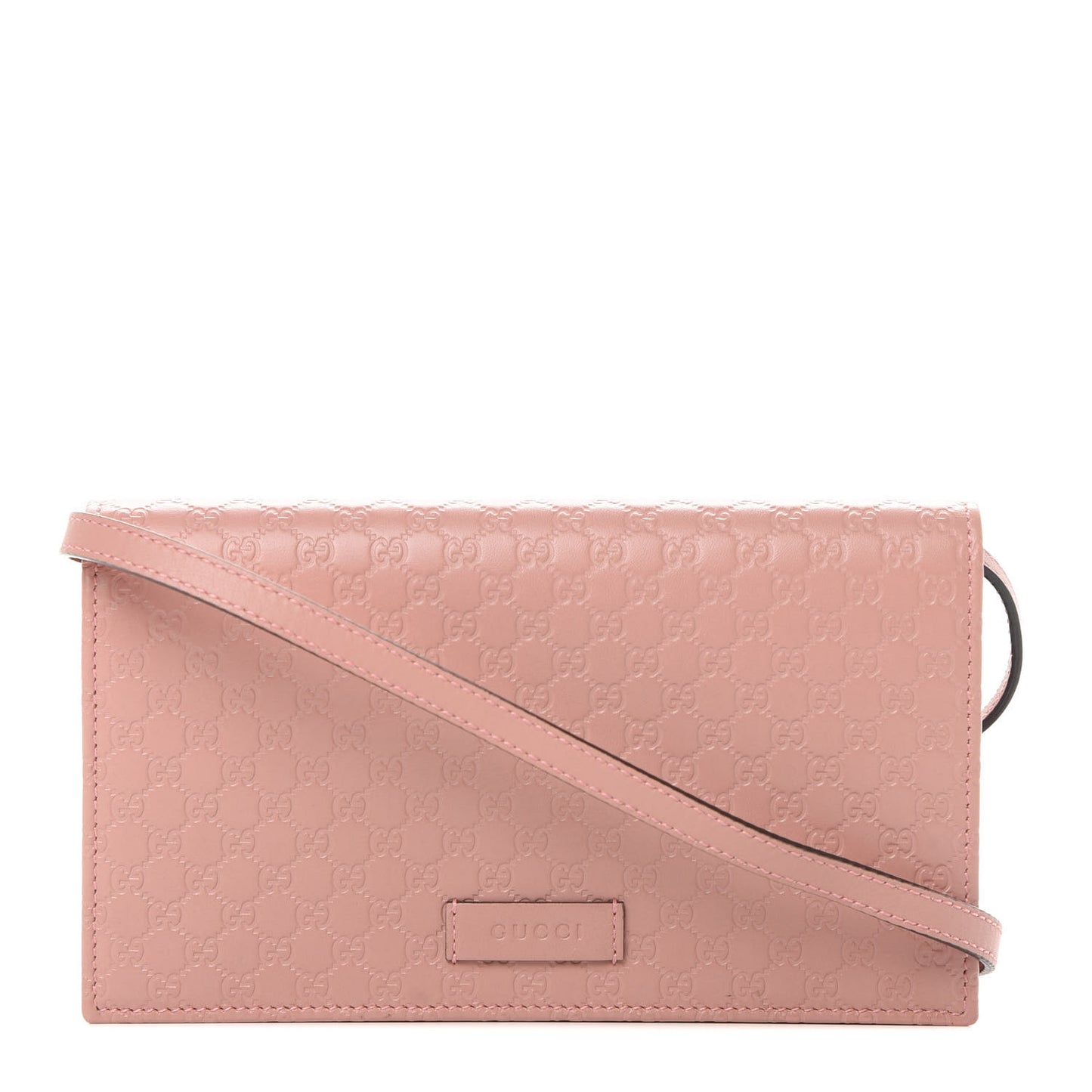 Microguccissima Crossbody Wallet Soft Pink