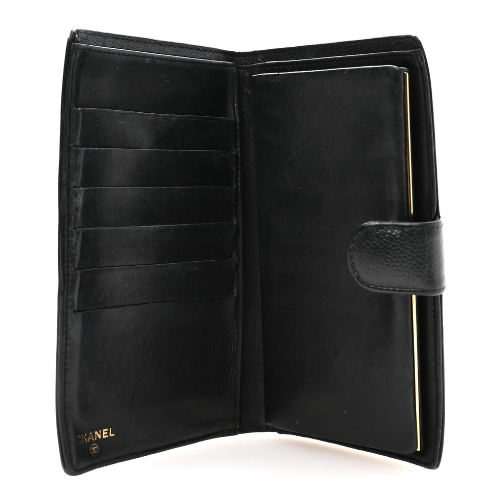 Chanel Caviar Timeless CC French Wallet Black 1996239 – FASHIONPHILE