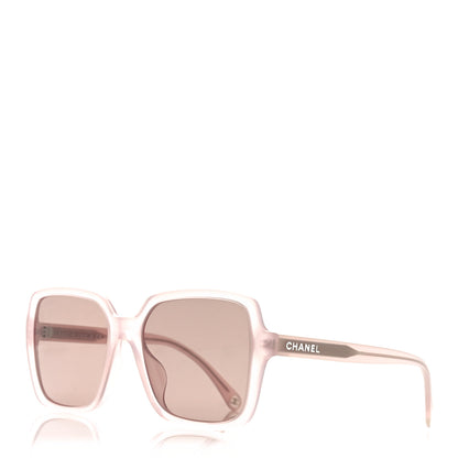Chanel Acetate Square Sunglasses 5505 Light Pink 1 of 7