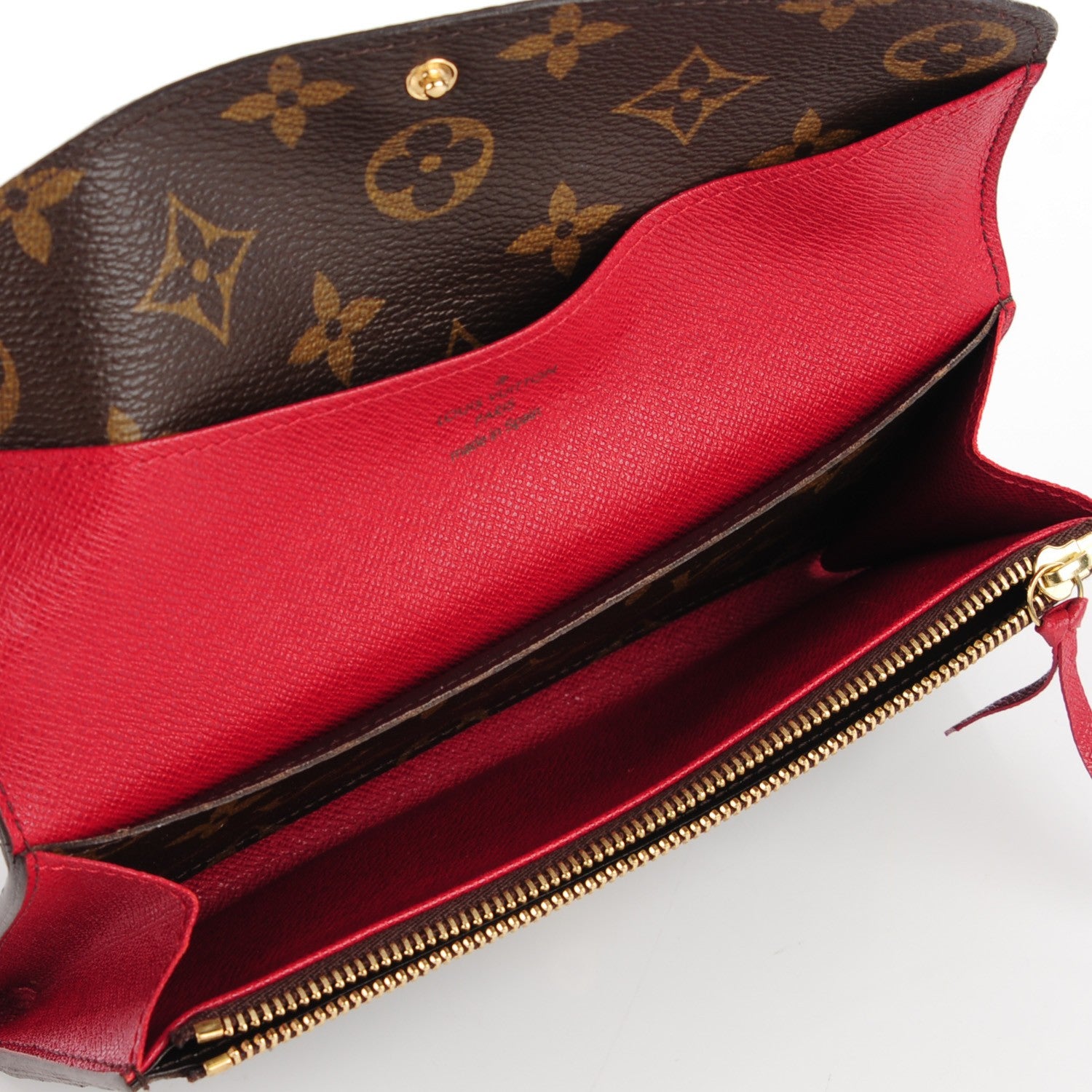 Louis Vuitton Monogram Emilie Wallet Fuchsia 6 of 7