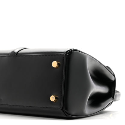 Celine Satinated Calfskin Small 16 Top Handle Bag Black 10 of 10
