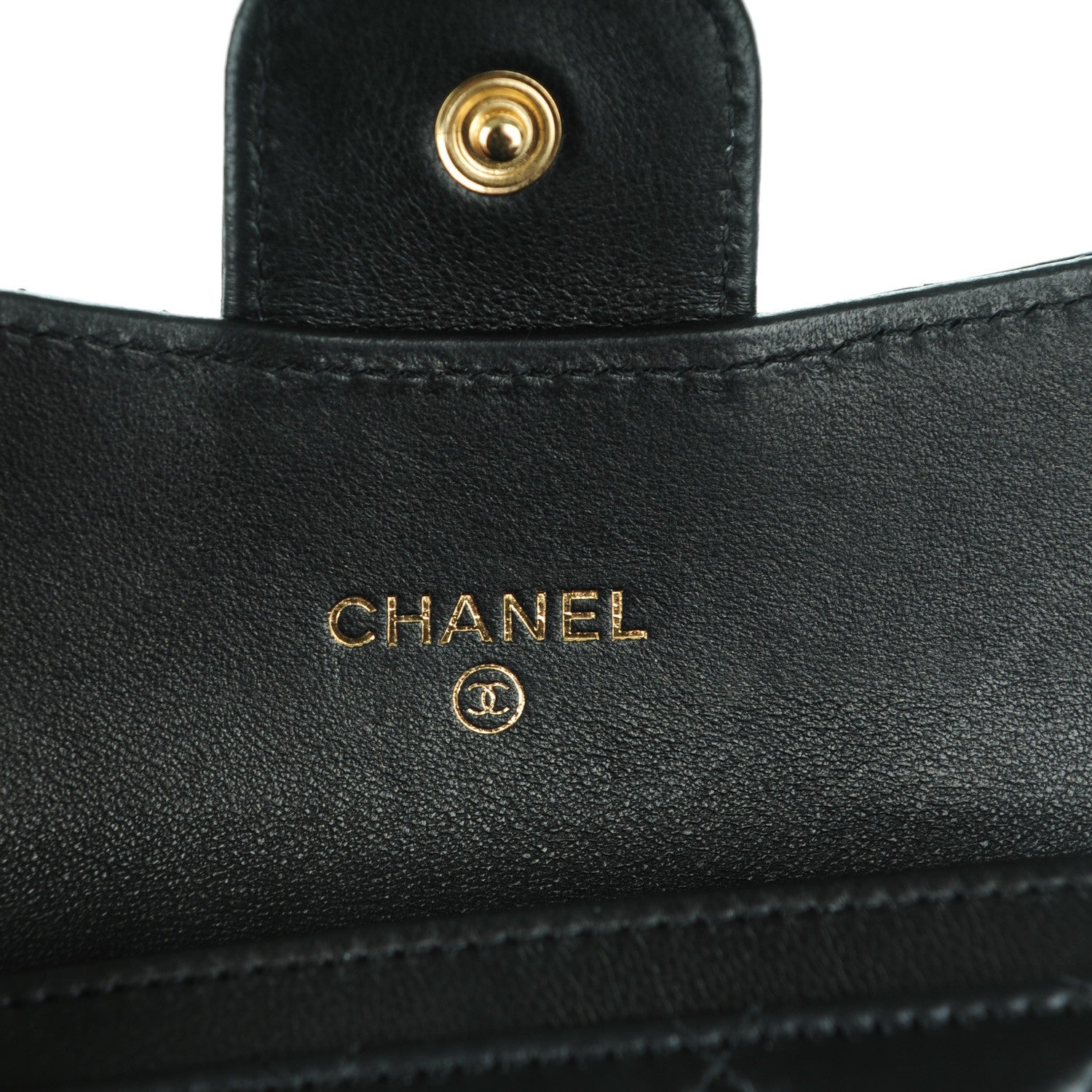 Chanel Aged Calfskin Quilted Reissue Flap Card Holder Black 6 of 8
