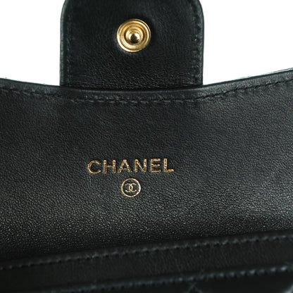 Chanel Aged Calfskin Quilted Reissue Flap Card Holder Black 6 of 8