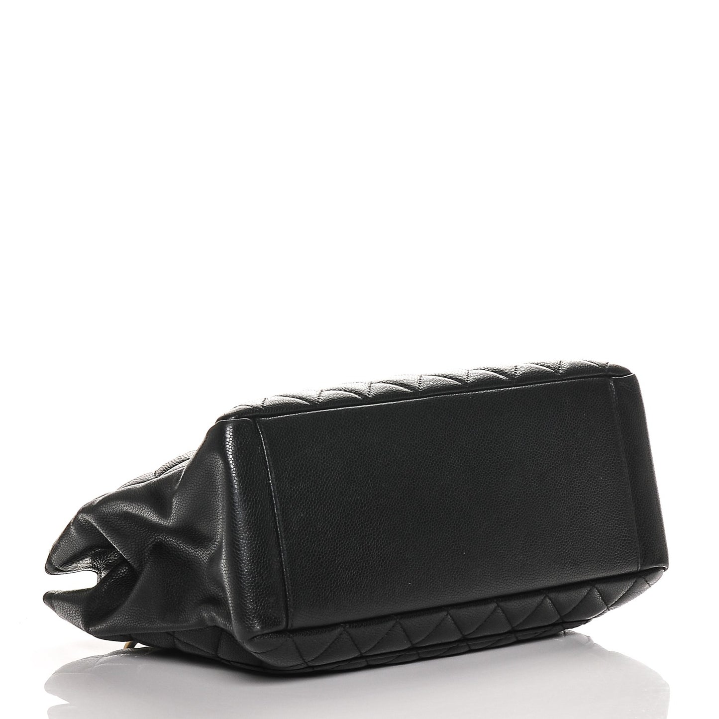 Caviar Quilted Grand Shopping Tote GST Black