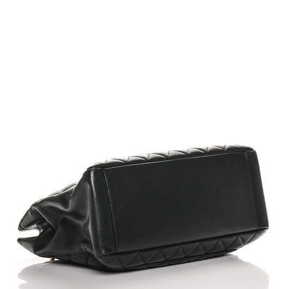 Chanel Caviar Quilted Grand Shopping Tote GST Black 4 of 7