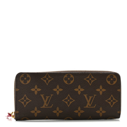 Louis Vuitton Monogram Clemence Wallet Fuchsia 1 of 11