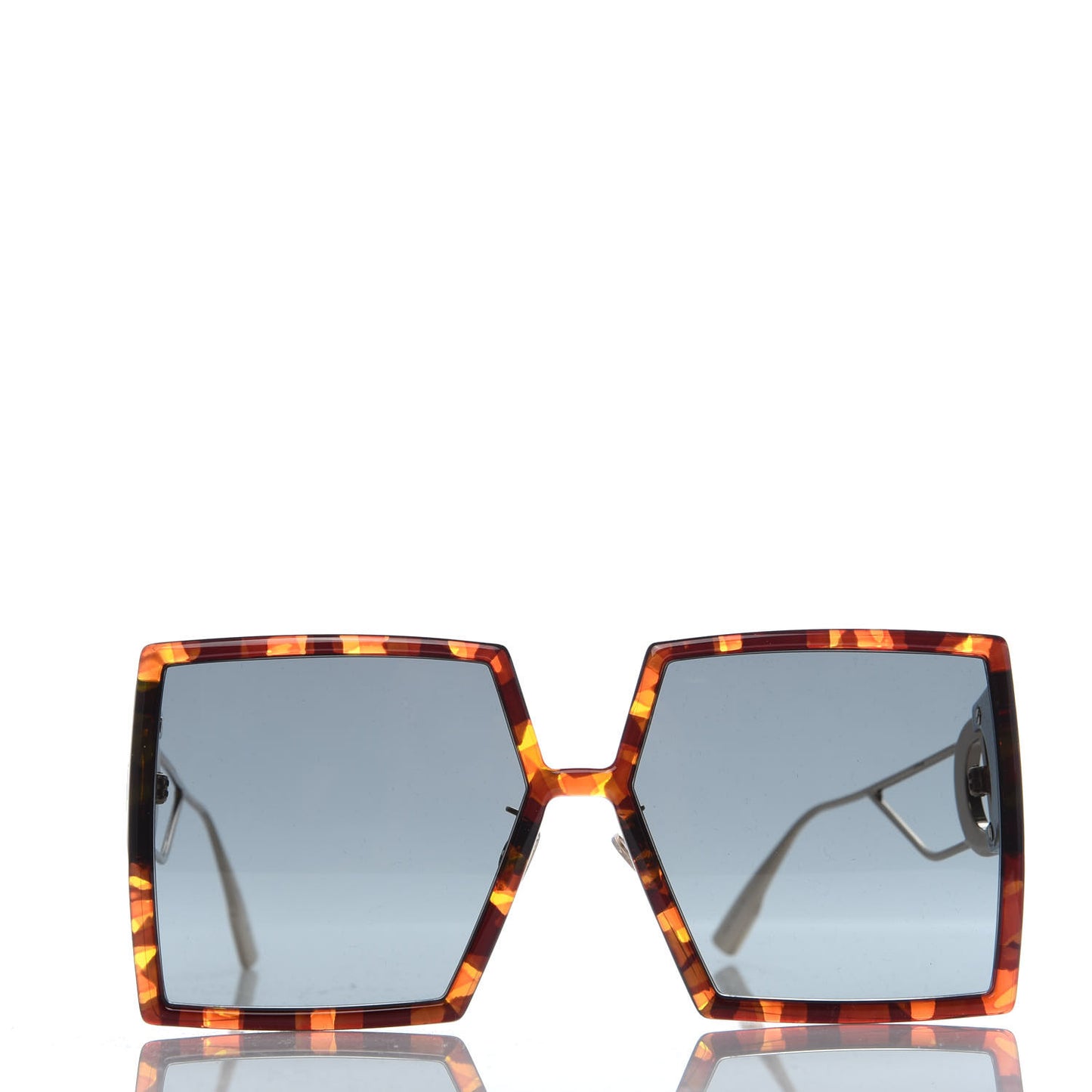 Acetate Square 30 Montaigne Sunglasses Tortoise