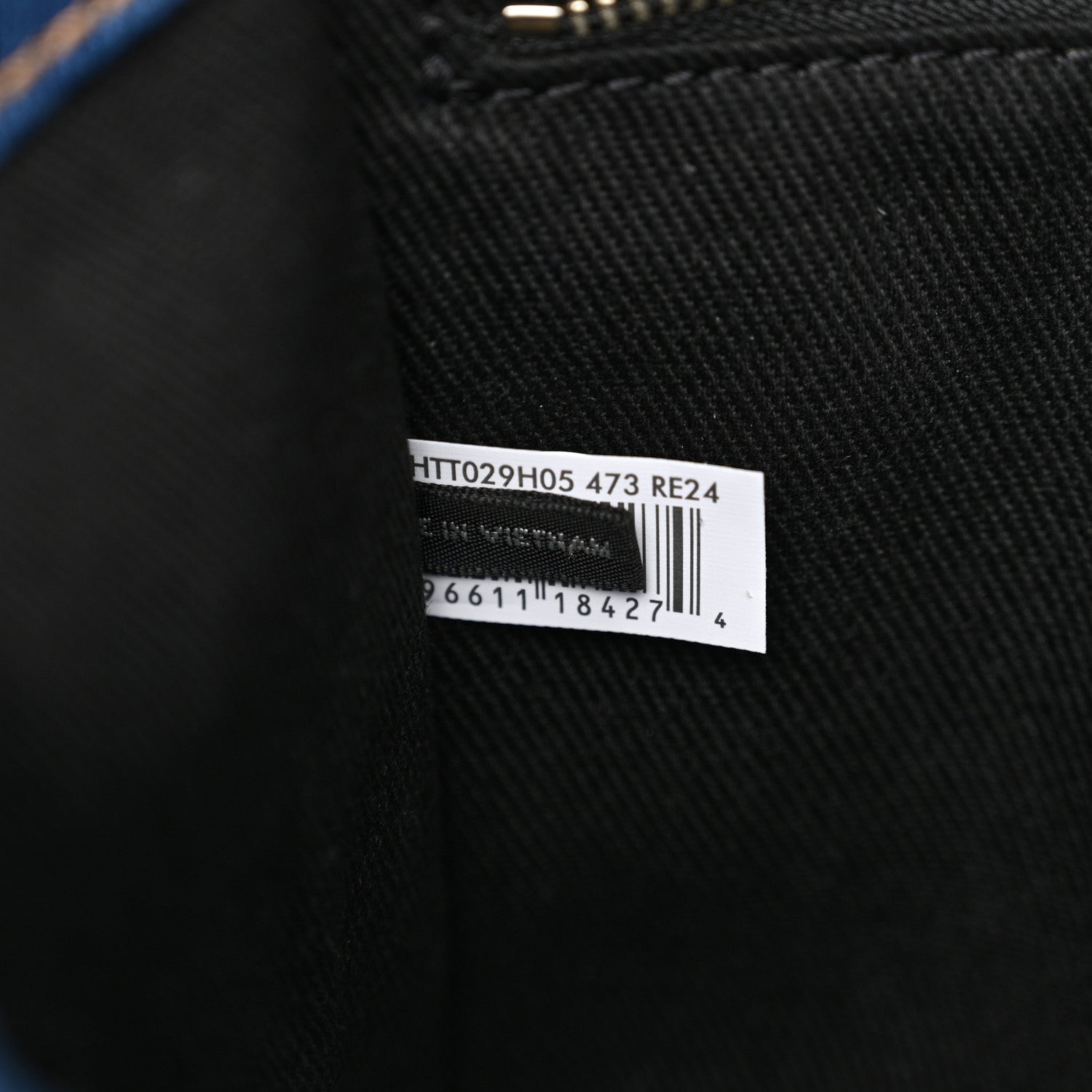 Marc Jacobs Denim Canvas Small Chain Bag Dark Wash 7 of 10