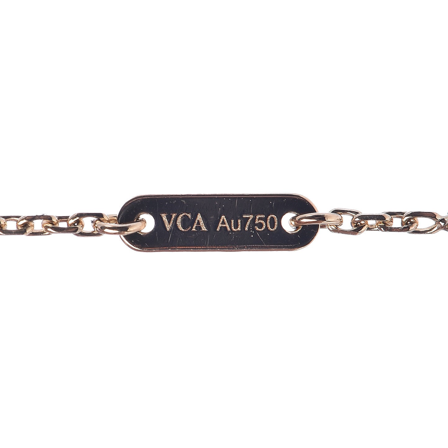 18K Yellow Gold Mother of Pearl Sweet Alhambra Butterfly Bracelet