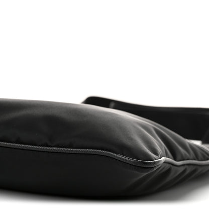 Prada Nylon Vela Flat Messenger Bag Black 10 of 10