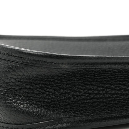 Hermes Taurillon Clemence Evelyne TPM Black 9 of 9