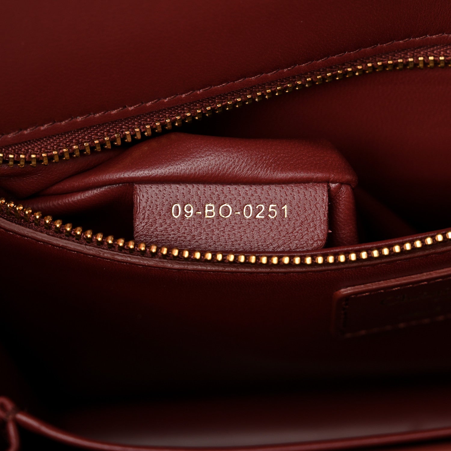 Christian Dior Smooth Calfskin 30 Montaigne Flap Bag Burgundy 7 of 11