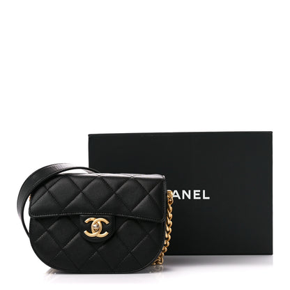 Chanel Caviar Quilted Moon Messenger Black 12 of 12