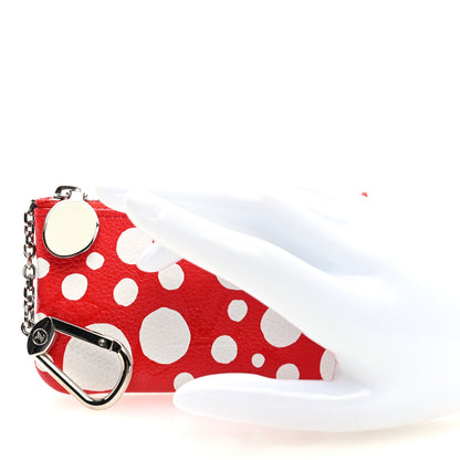 Louis Vuitton LV X YK Empreinte Infinity Dots Key Pouch Red White 2 of 7