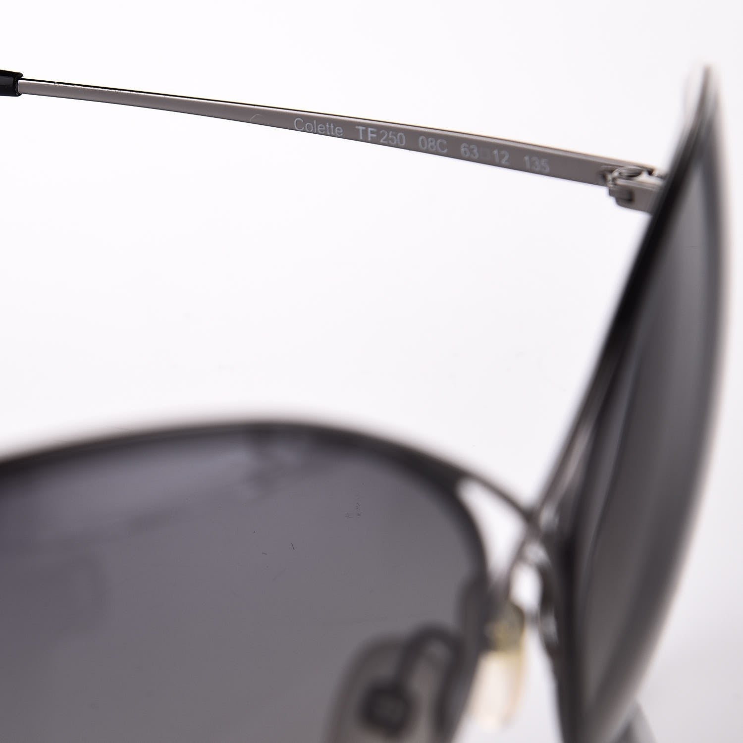 Tom Ford Colette Butterfly Sunglasses TF250 Gunmetal 5 of 7