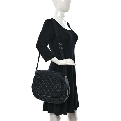 Chanel Nylon Quilted Coco Cocoon Messenger Black 2 of 13