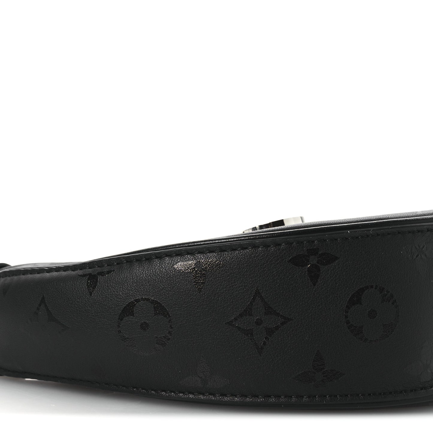 Calfskin Monogram Loop H27 Black