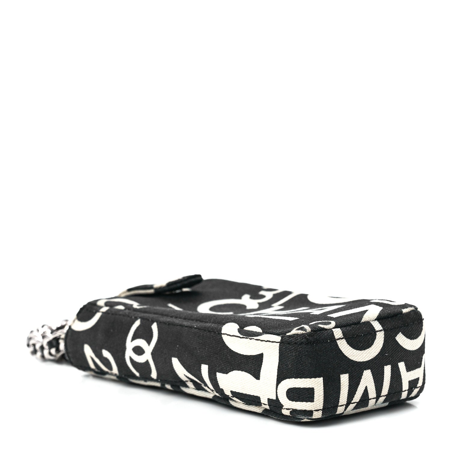 Chanel Canvas 31 Rue Cambon Phone Holder Black 4 of 11