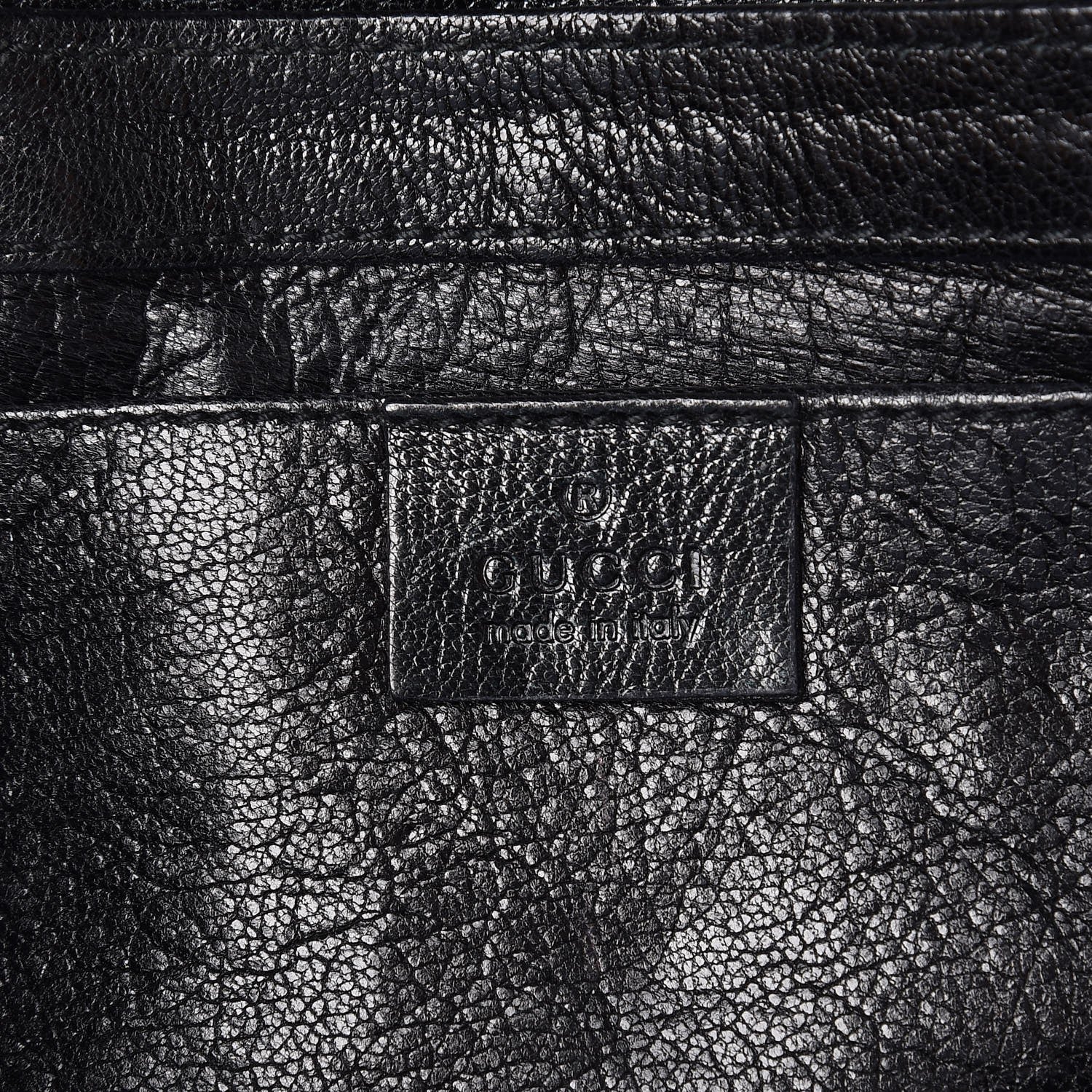 Gucci Python Studded Horsebit Chain Clutch Black 6 of 9
