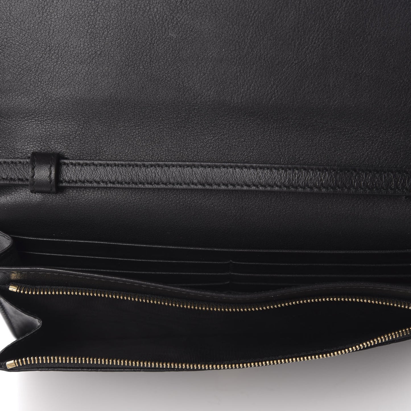 Microguccissima Crossbody Wallet Black
